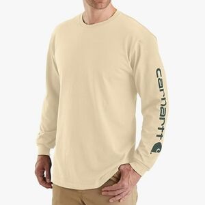 Carhartt Men's Beige Long Sleeve Tee